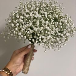 Thème: Gypsophile et eucalyptus